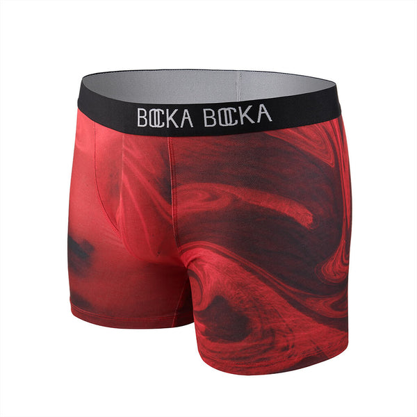 Multipack Mens Designer Underwear Boxer Briefs Purple Red Bocka Bocka